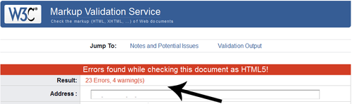 W3C Markup Validation Service
