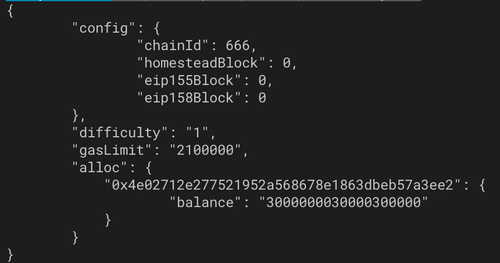 Le fichier genesis.json