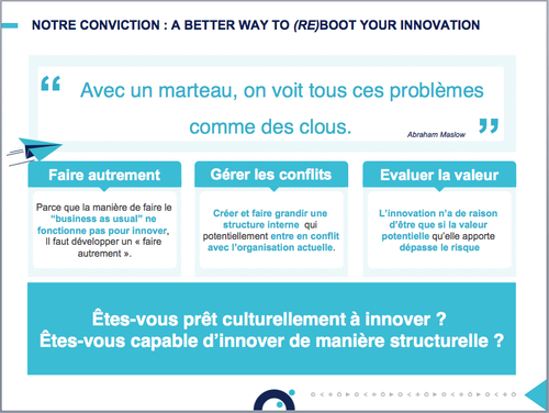 Reboot your innovation avec Start Me Up