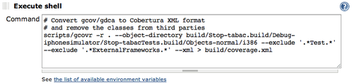 Configure GCOVR