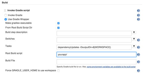 Gradle script