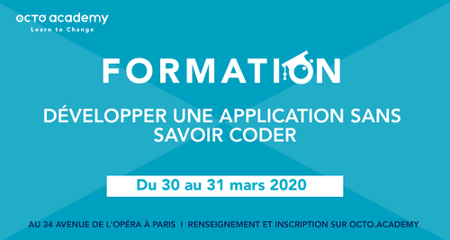 Formation "Développer une application sans code"