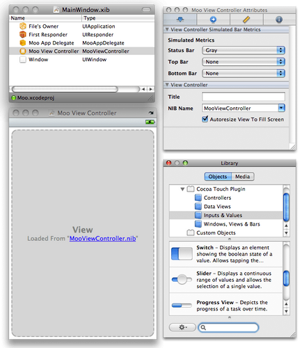 Figure 2 - InterfaceBuilder