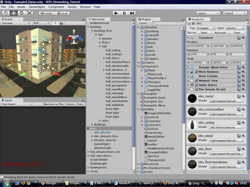 Le logiciel Unity3d